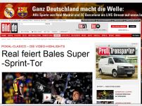 Bild zum Artikel: Die VIDEO-Highlights - Real feiert Bales Super-Sprint-Tor
