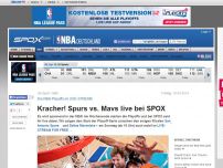 Bild zum Artikel: NBA: Kracher! Spurs vs. Mavs live bei SPOX