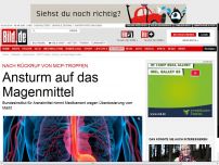 Bild zum Artikel: Nach Rückruf - Ansturm auf MCP-Magentropfen