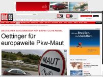 Bild zum Artikel: Pkw-Maut - EU-Kommissar Oettinger für europaweite Maut