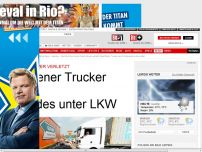 Bild zum Artikel: Kind schwer verletzt - Besoffener Trucker rammt Benz unter LKW