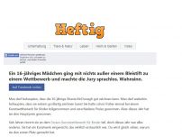 Bild zum Artikel: Ein 16-jähriges Mädchen, nur mit einem Bleistift bewaffnet, macht bei einem Wettbewerb mit. Das Ergebnis haut mich um.