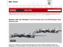 Bild zum Artikel: Bomber über der Nordsee: Russland brüstet sich mit Militärflügen über Westeuropa