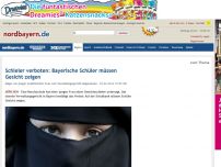 Bild zum Artikel: Schleier verboten: Bayerische Schüler müssen Gesicht zeigen