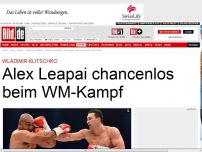 Bild zum Artikel: WM-Kampf in Oberhausen - Runde 5! Klitschko haut Leapai K.o.