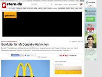 Bild zum Artikel: Ende der Selbstverpflichtung: Genfutter für McDonald's-Hähnchen