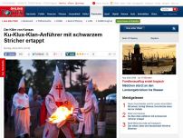 Bild zum Artikel: Der Killer von Kansas - Ku-Klux-Klan-Anführer mit schwarzem Stricher ertappt