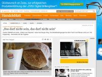 Bild zum Artikel: TV-Kritik Wallraff bei Burger King: „Das darf nicht sein, das darf nicht sein“