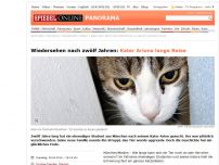 Bild zum Artikel: Wiedersehen nach zwölf Jahren: Kater Arions lange Reise