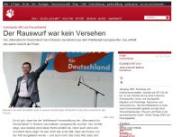 Bild zum Artikel: Kommentar AfD und Pressefreiheit: Der Rauswurf war kein Versehen