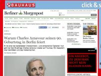 Bild zum Artikel: Interview : Warum Charles Aznavour seinen 90. Geburtstag in Berlin feiert