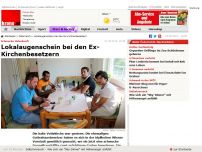 Bild zum Artikel: Lokalaugenschein bei den Ex-Kirchenbesetzern