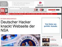 Bild zum Artikel: Deutscher Hacker knackt Webseite der NSA