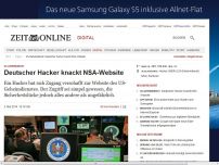 Bild zum Artikel: US-Geheimdienst: 
			  Deutscher Hacker knackt NSA-Website