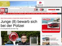 Bild zum Artikel: Knirps auf Streife - Junge (8) bewarb sich bei der Polizei