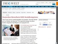 Bild zum Artikel: Fachkräfte: Deutschen Bewerbern fehlt Sozialkompetenz
