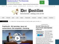 Bild zum Artikel: Postillon24 - Wir berichten, bevor wir recherchieren: Die komplette 2. Sendung