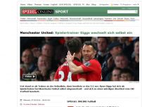 Bild zum Artikel: Manchester United: Spielertrainer Giggs gönnt sich letztes Heimspiel
