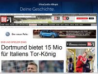 Bild zum Artikel: BVB und Spieler einig - Dortmund bietet 15 Mio für Italiens Tor-König