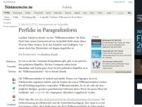 Bild zum Artikel: Gesetzentwurf zur Asylpolitik: Perfidie in Paragrafenform