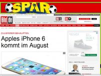 Bild zum Artikel: Laut Zulieferer - Apples iPhone 6 kommt im August