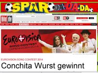 Bild zum Artikel: Eurovision Song Contest - Sensations-Sieg für Conchita Wurst