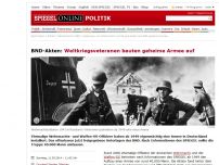 Bild zum Artikel: BND-Akten: Weltkriegsveteranen bauten geheime Armee auf