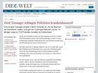 Bild zum Artikel: Berlin: Zwei Teenager schlagen Polizisten krankenhausreif