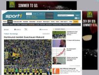 Bild zum Artikel: Dortmund meldet Zuschauer-Rekord