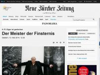 Bild zum Artikel: H.R. Giger ist gestorben: Der Meister der Finsternis