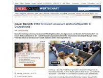 Bild zum Artikel: Neuer Bericht: OECD kritisiert unsoziale Wirtschaftspolitik in Deutschland