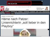 Bild zum Artikel: Nach Patzer: Linienrichterin „soll lieber in den Playboy“ Wirbel in Brasilien: Nach einer Fehlentscheidung bei ihrem Erstliga-Debüt steht Linienrichterin Fernanda Colombo Uliana im WM-Land in der Kritik. »