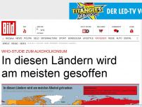 Bild zum Artikel: In diesen Ländern wird am meisten gesoffen