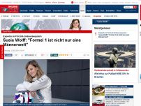 Bild zum Artikel: Expertin im FOCUS-Online-Gespräch - Susie Wolff: 'Formel 1 ist nicht nur eine Männerwelt'