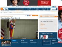Bild zum Artikel: Horror-Scherz wird YouTube-Hit - 
Wenn der Killer-Clown kommt