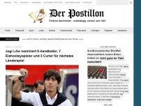 Bild zum Artikel: Jogi Löw nominiert 9 Handballer, 7 Eishockeyspieler und 3 Curler für nächstes Länderspiel