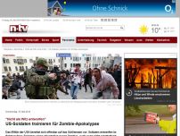 Bild zum Artikel: 'Nicht als Witz entworfen': US-Soldaten trainieren für Zombie-Apokalypse