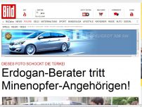 Bild zum Artikel: Erdogan-Berater tritt Minenopfer-Angehörigen