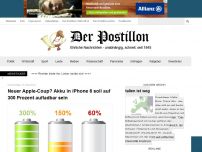 Bild zum Artikel: Neuer Apple-Coup? Akku in iPhone 6 soll auf 300 Prozent aufladbar sein