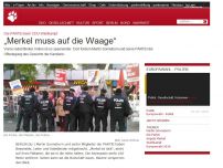 Bild zum Artikel: Die PARTEI beim CDU-Wahlkampf: „Merkel muss auf die Waage“