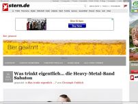 Bild zum Artikel: 'Bier gewinnt': Was trinkt eigentlich... die Metal-Band Sabaton