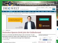 Bild zum Artikel: Negativzinsen: Deutschen Sparern droht jetzt der Geldschwund