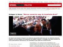 Bild zum Artikel: Erdogan in Soma: 'Warum rennst du weg, du israelische Brut?'