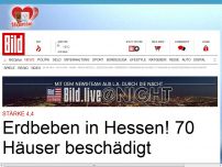 Bild zum Artikel: Stärke 4,4 - Erdbeben in Hessen! 35 Häuser beschädigt