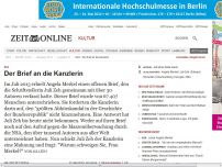 Bild zum Artikel: NSA: 
			  Der Brief an die Kanzlerin