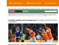 Bild zum Artikel: Zweitliga-Aufstieg nach Verlängerung: Darmstadt schafft Sensation in Bielefeld