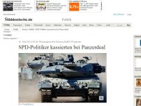 Bild zum Artikel: Rüstungkonzern Krauss-Maffei Wegmann: SPD-Politiker kassierten bei Panzerdeal