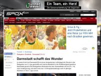 Bild zum Artikel: 2. Liga: Darmstadt schafft das Wunder - Aufstieg nach Sieg gegen Bielefeld