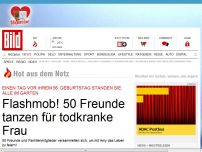 Bild zum Artikel: Herzzerreißend - Flashmob! 50 Freunde tanzen für kranke Frau