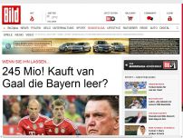 Bild zum Artikel: Wenn sie ihn lassen... - 245 Mio! Kauft van Gaal die Bayern leer?